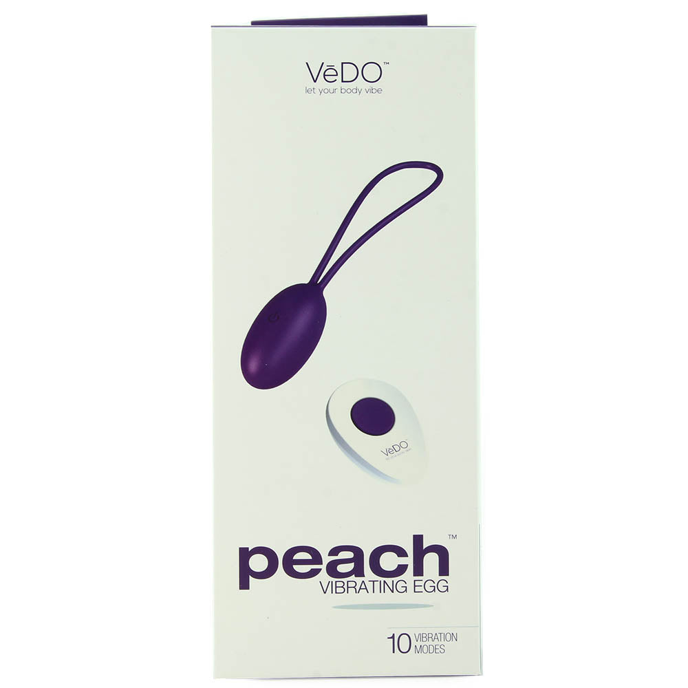 Peach Remote Vibrating Egg in Into You Indigo