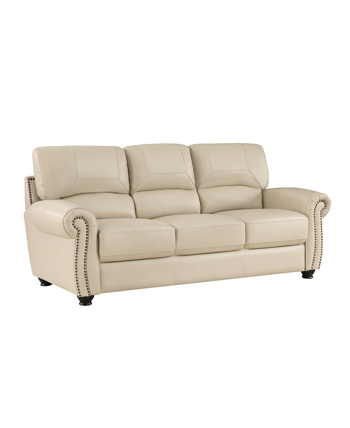 Homelegance White Label Camryn 84 Leather Match Sofa