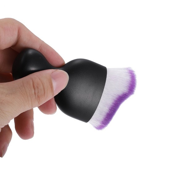 Unique Bargains Car Interior Bristles Detailing Brush Dusting Tool Black Purple 1 Pc