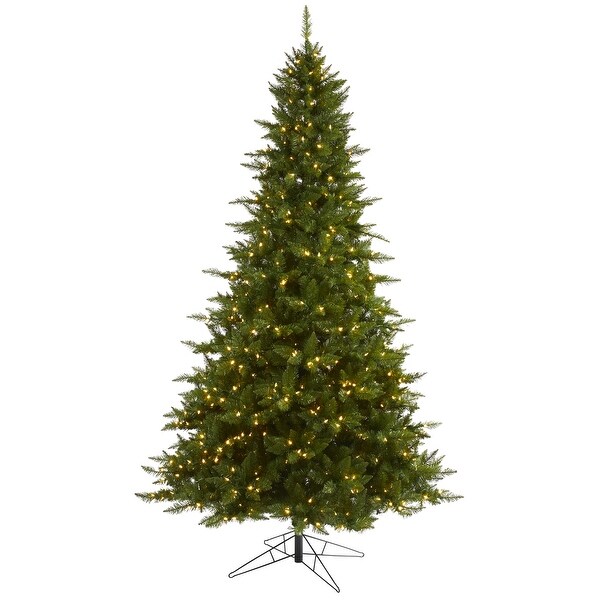 9' Vermont Spruce Christmas Tree with 850 Warm White LED Lights