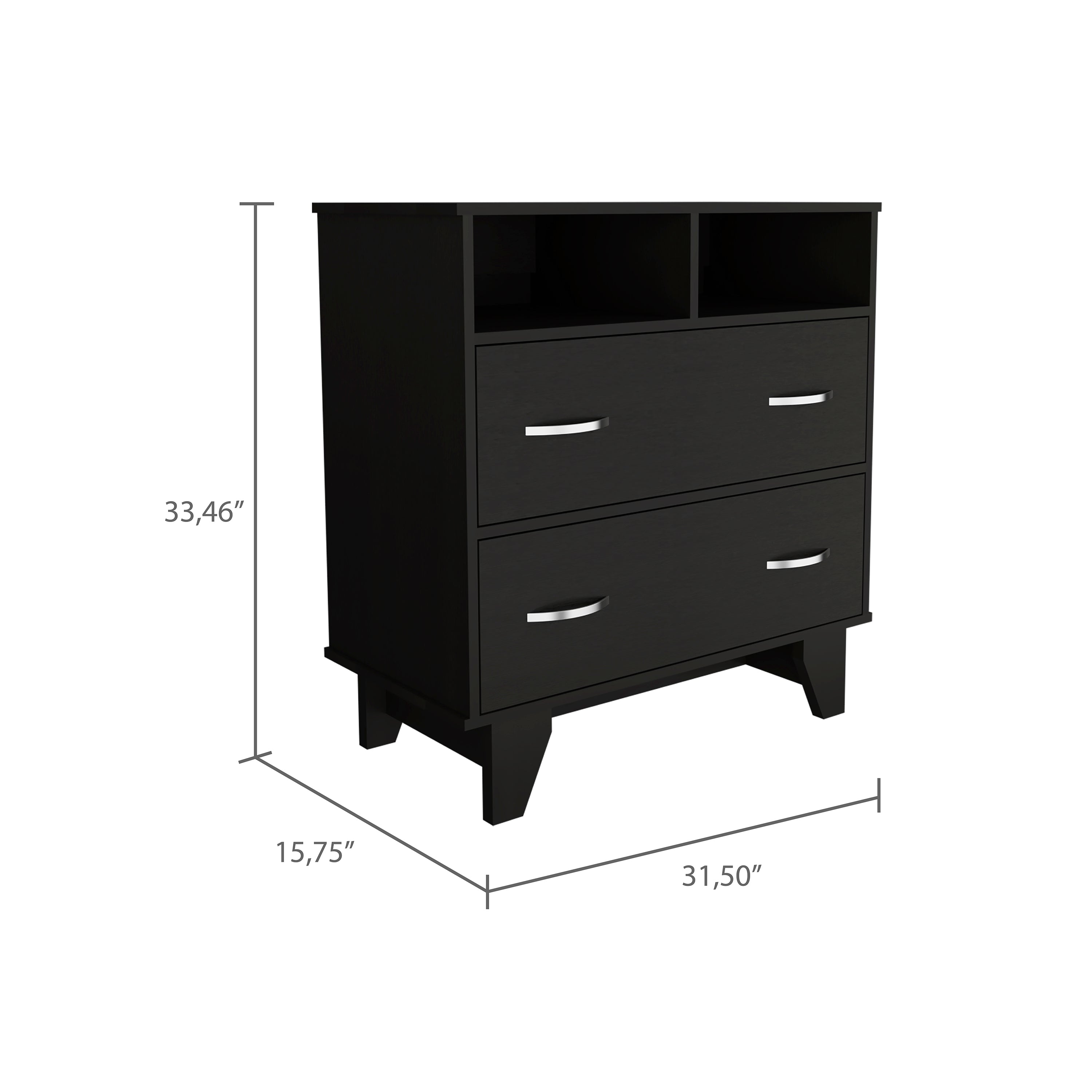 Boahaus Selma Dresser (Black)