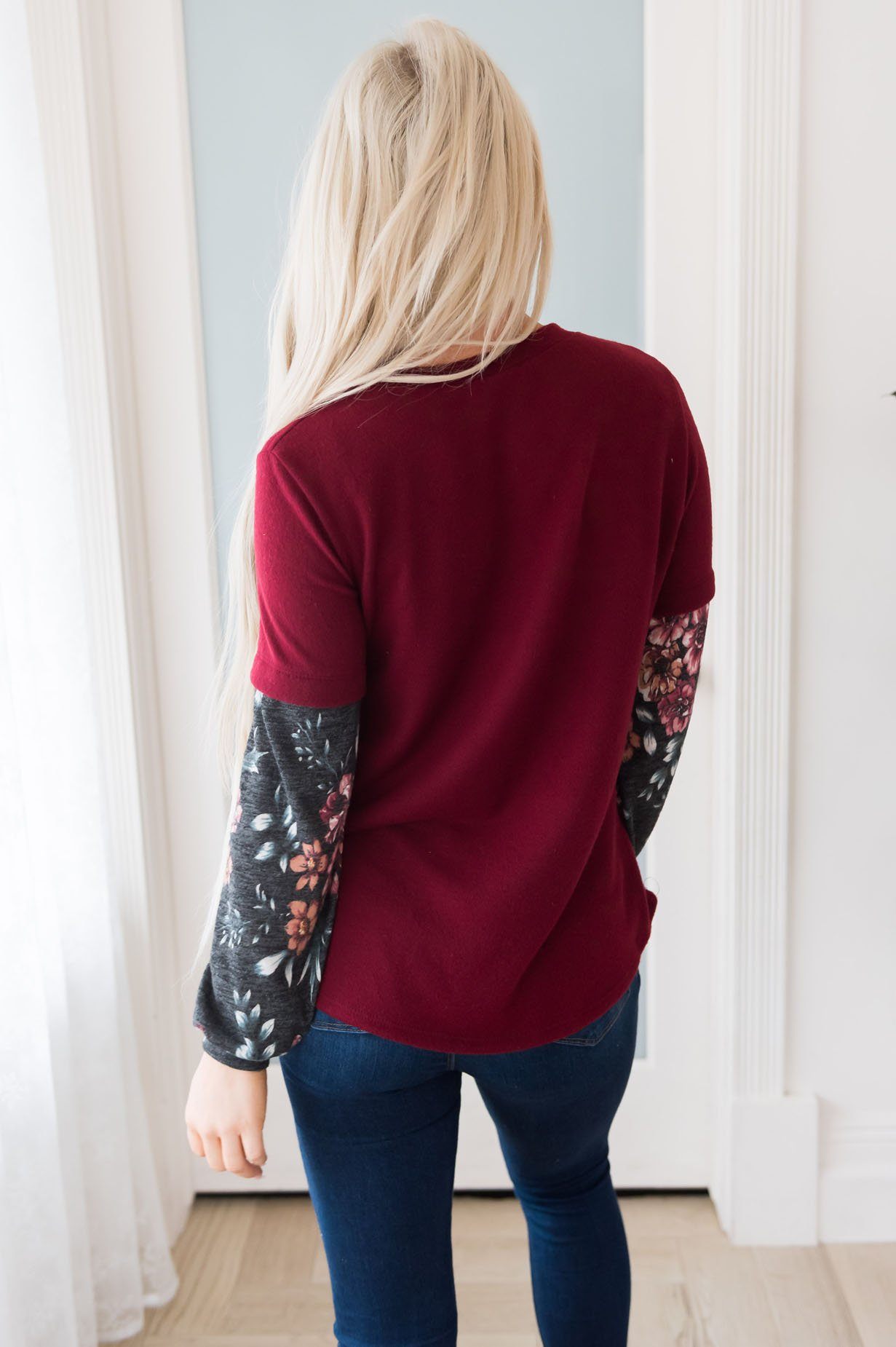 Watch Me Bloom Modest Top