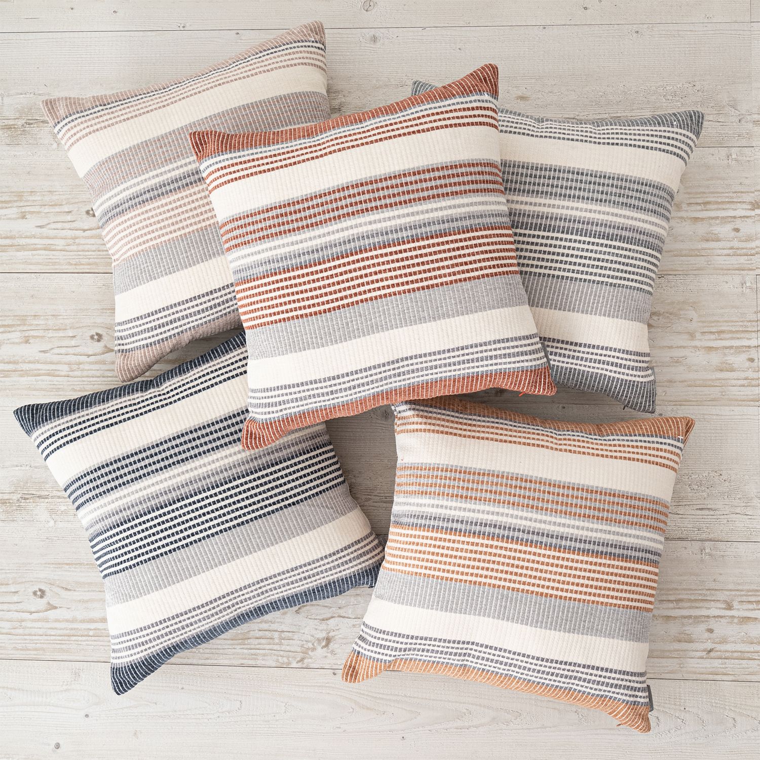 EVERGRACE Freja Stripes Throw Pillow