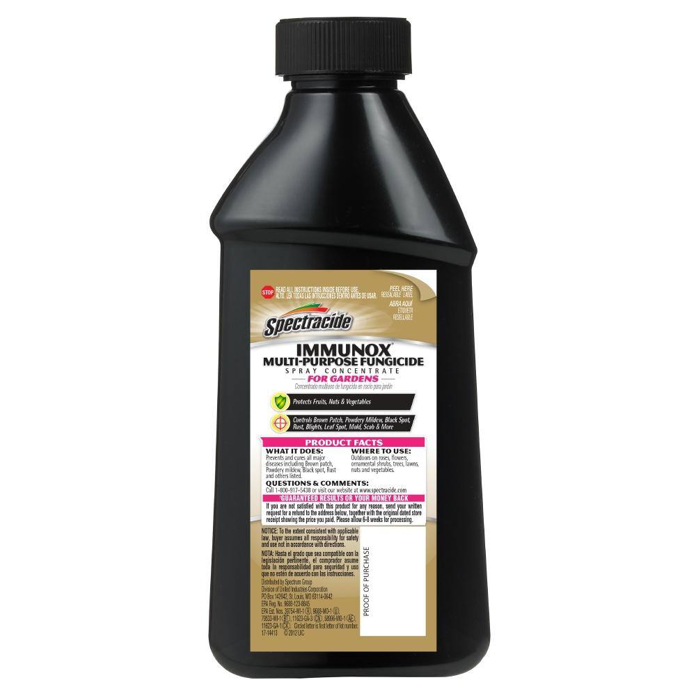 Spectracide Immunox Multi-Purpose Fungicide 16 oz Spray Concentrate For Gardens HG-51000-2