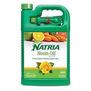 Natria 1 Gal. Ready-to-Use Neem Oil Spray for Plants Insect Killer and Organic Fungicide 820040A