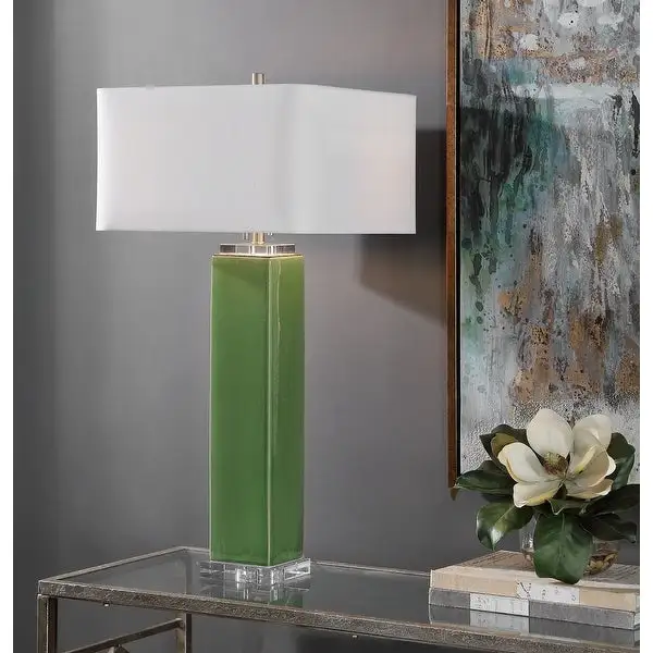 Uttermost Aneeza Tropical Green Table Lamp