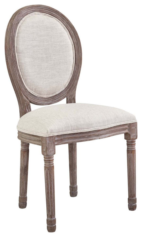 Emanate Dining Side Chair Upholstered Fabric Set of 4 by Modway   French Country   Dining Chairs   by Homesquare  Houzz