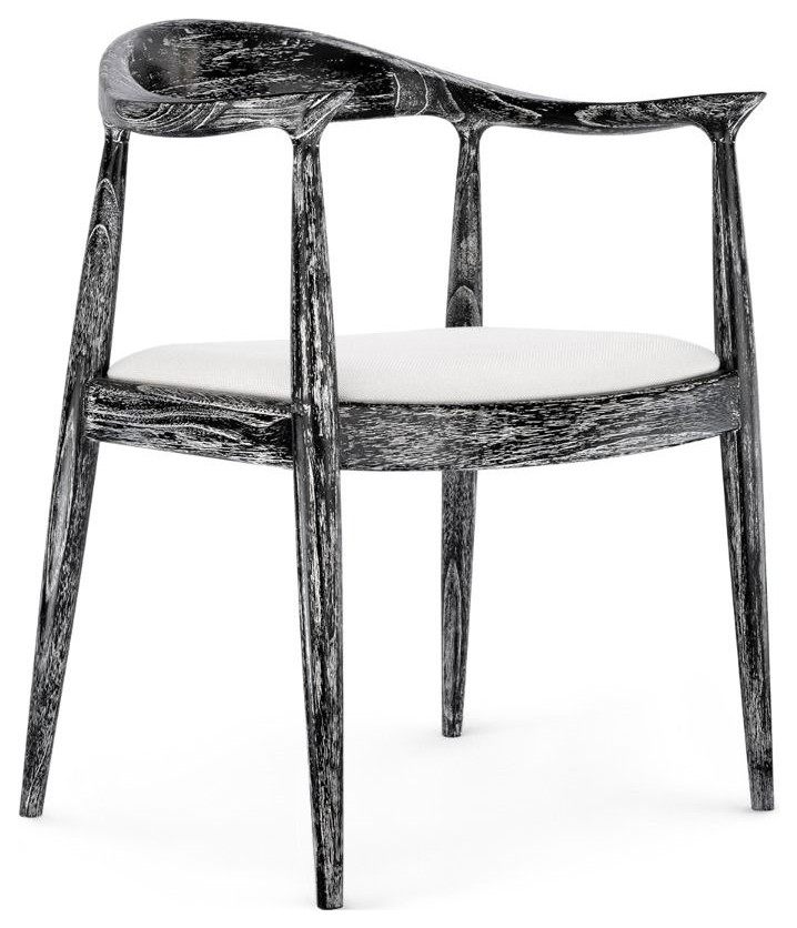 Danish Armchair Black   Midcentury   Dining Chairs   by Old Bones Co.  Studios  Houzz