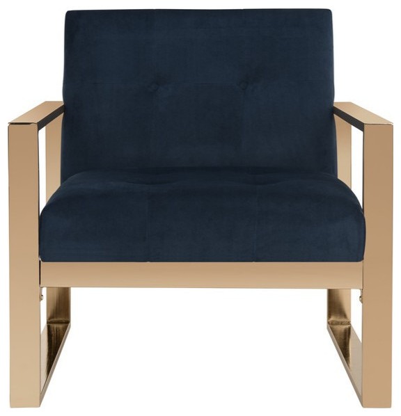 Susan Accent Chair Navy   Contemporary   Armchairs And Accent Chairs   by V.S.D Furniture  Houzz