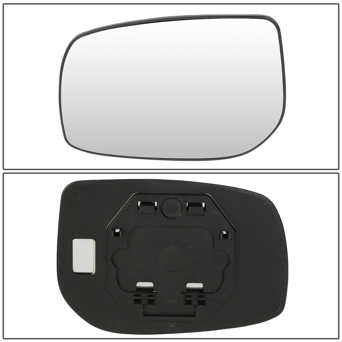 DNA Motoring OEM-MG-0490 For 2006 to 2012 Toyota Yaris Factory Style Driver / Left Powered Mirror Glass Lens 07 08 09 10 11