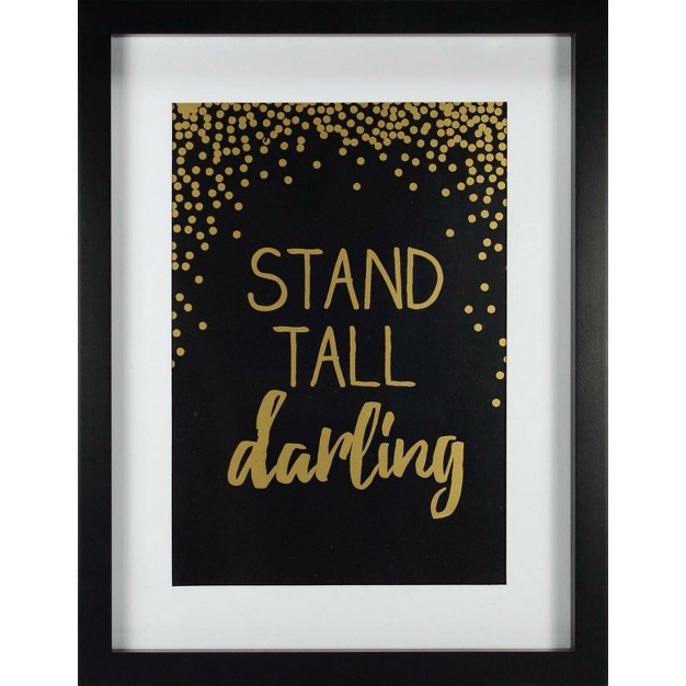 Roommates Framed Wall Poster Prints Stand Tall Gold