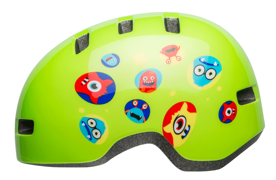 Bell Lil Ripper Child Helmet - Green Monsters