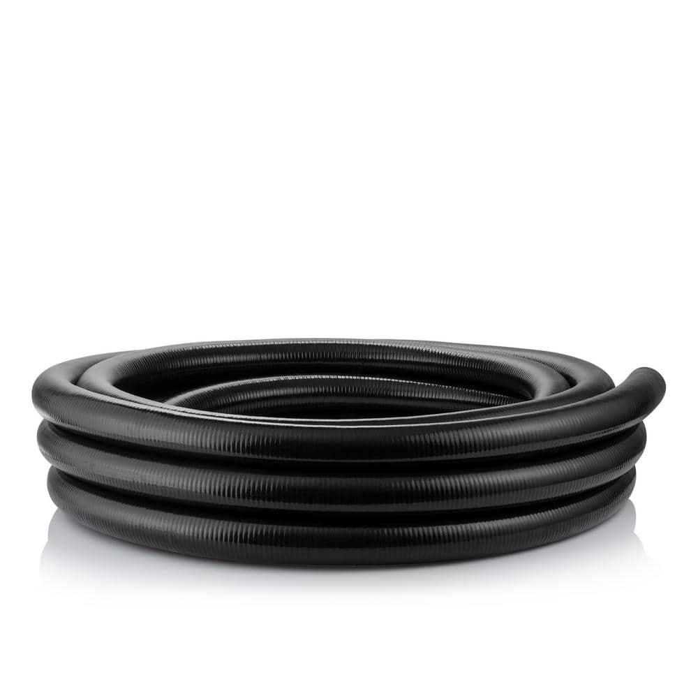 Alpine Corporation 2 in. x 50 ft. Schedule 40 Black PVC Ultra Flexible Hose for Koi Ponds, Irrigation, Water Gardens and More PH200BK-50