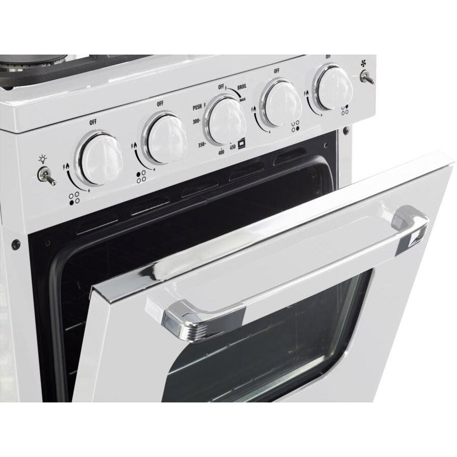 Unique Appliances 24-inch Freestanding Gas Range with Convection Technology UGP-24CR W