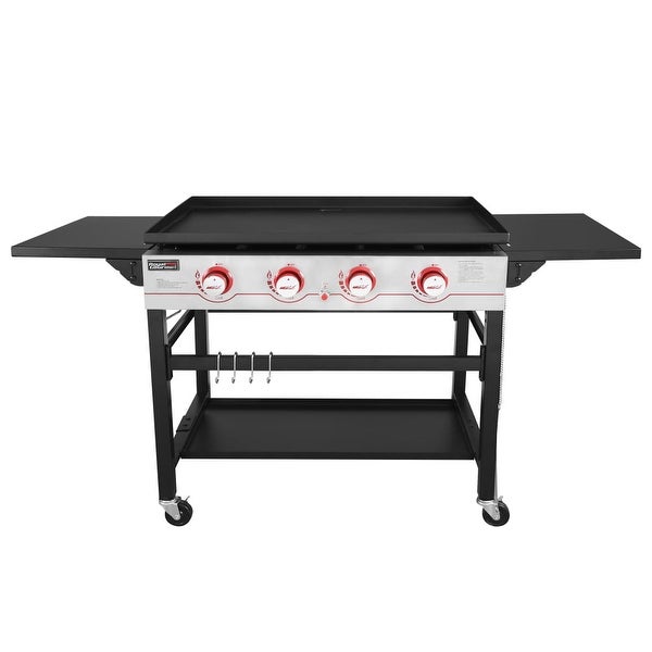 4-Burner GB4000C Flat Top Gas Grill， 36-Inch Griddle