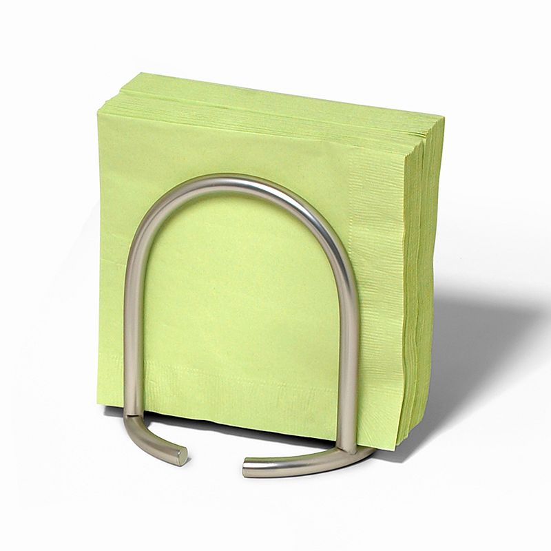 Spectrum Euro Satin Nickel Napkin Holder