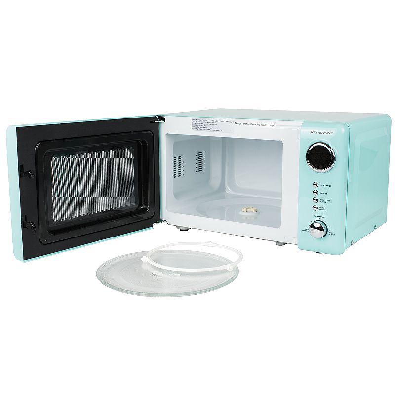 Nostalgia Electrics Retro 700-Watt Countertop Microwave Oven