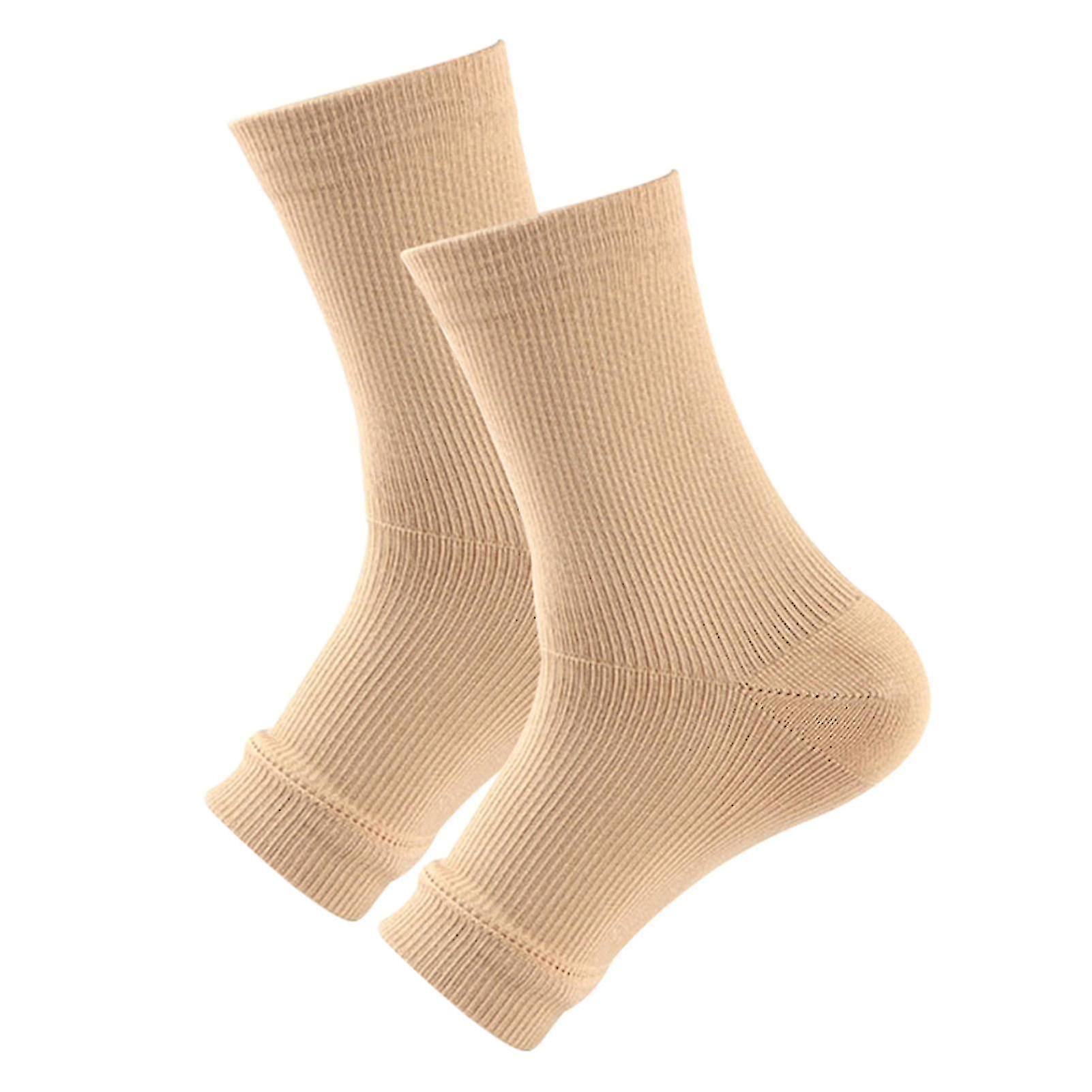 Unisex Anti-fatigue Sports Compression Foot Ankle Sleeve Support Brace Socksnude