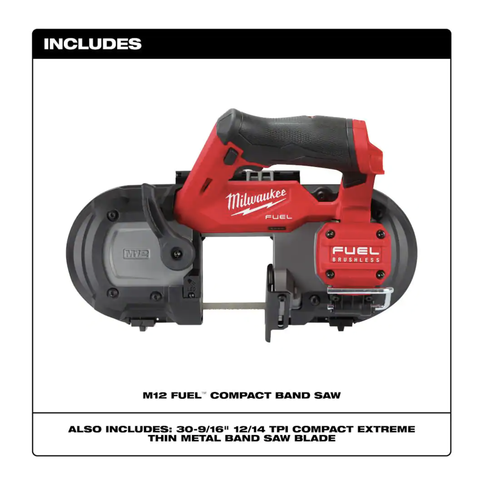 Milwaukee M12 FUEL 12V Lithium-Ion Cordless Compact Band Saw With 1.5 Ah Battery Pack (2-Pack)