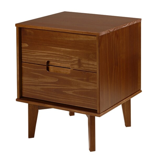 Sonoma 2-Drawer Nightstand， Walnut - - 36389687