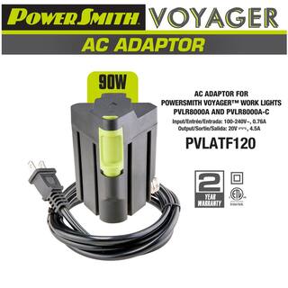 PowerSmith AC-DC Transformer for Voyager LED Work Light PVLATF120