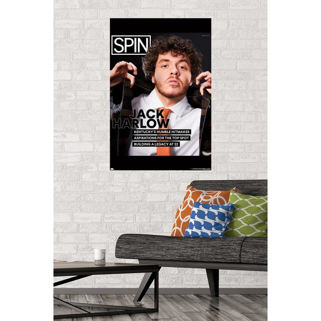 Trends International Spin Magazine Jack Harlow 21 Unframed Wall Poster Prints