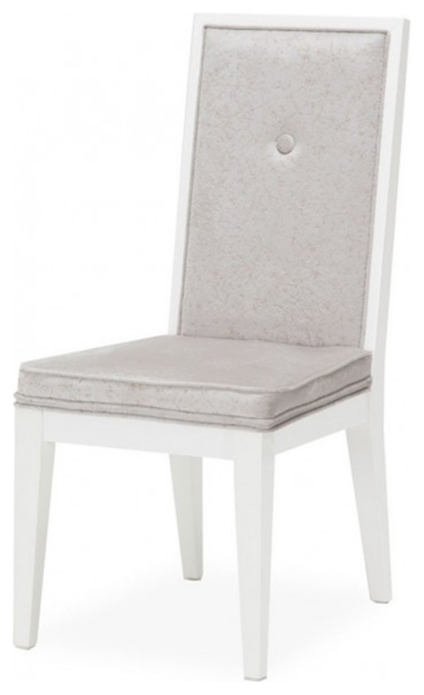 Aico Furniture Horizons Side Chair in Cloud White (Set of 2)   Transitional   Dining Chairs   by Emma Mason  Houzz