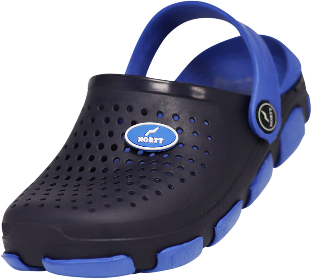 NORTY Boys Athletic Child Comfort Clogs Male Mules Sandals Navy