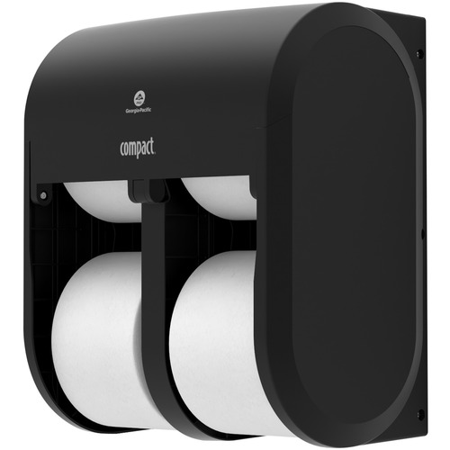 Georgia Pacific Compact 4Roll Quad Coreless HighCapacity Toilet Paper Dispenser by GP Pro  GPC56744A