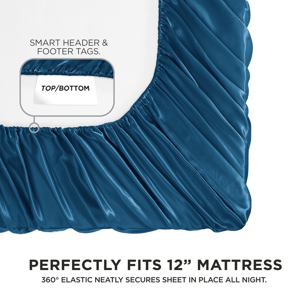 Juicy Couture Silky Satin Sheet Set