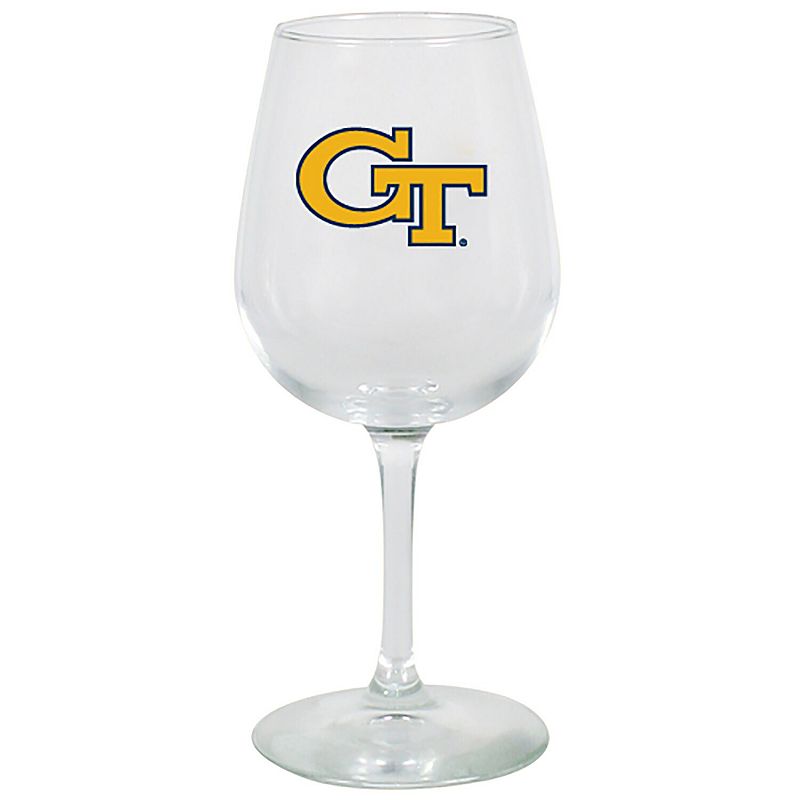 Georgia Tech Yellow Jackets 12oz. Stemmed Wine Glass