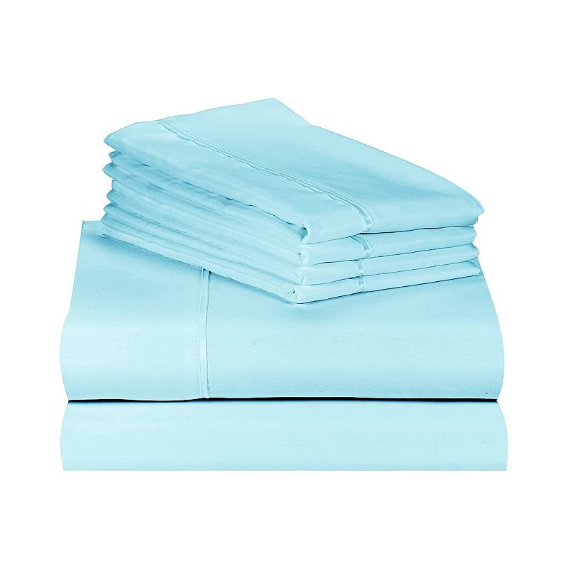 Luxclub's Premium Bed Sheet Set - Silky Soft， Deep Pockets 18， Eco-friendly， Wrinkle-free