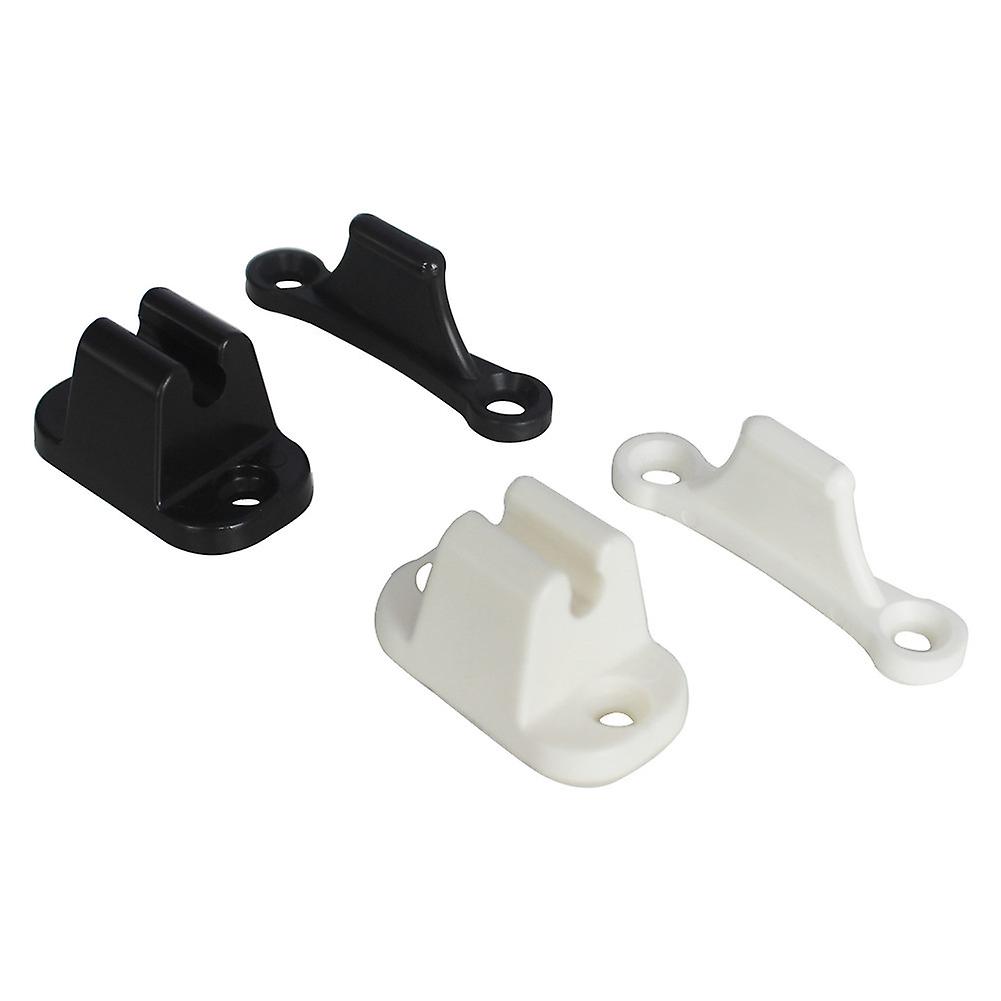 Nylon Door Buckle Kit Door Stop Retainer Kit For Caravan Camper Motorhome Boat Door Door Stop Bracket White