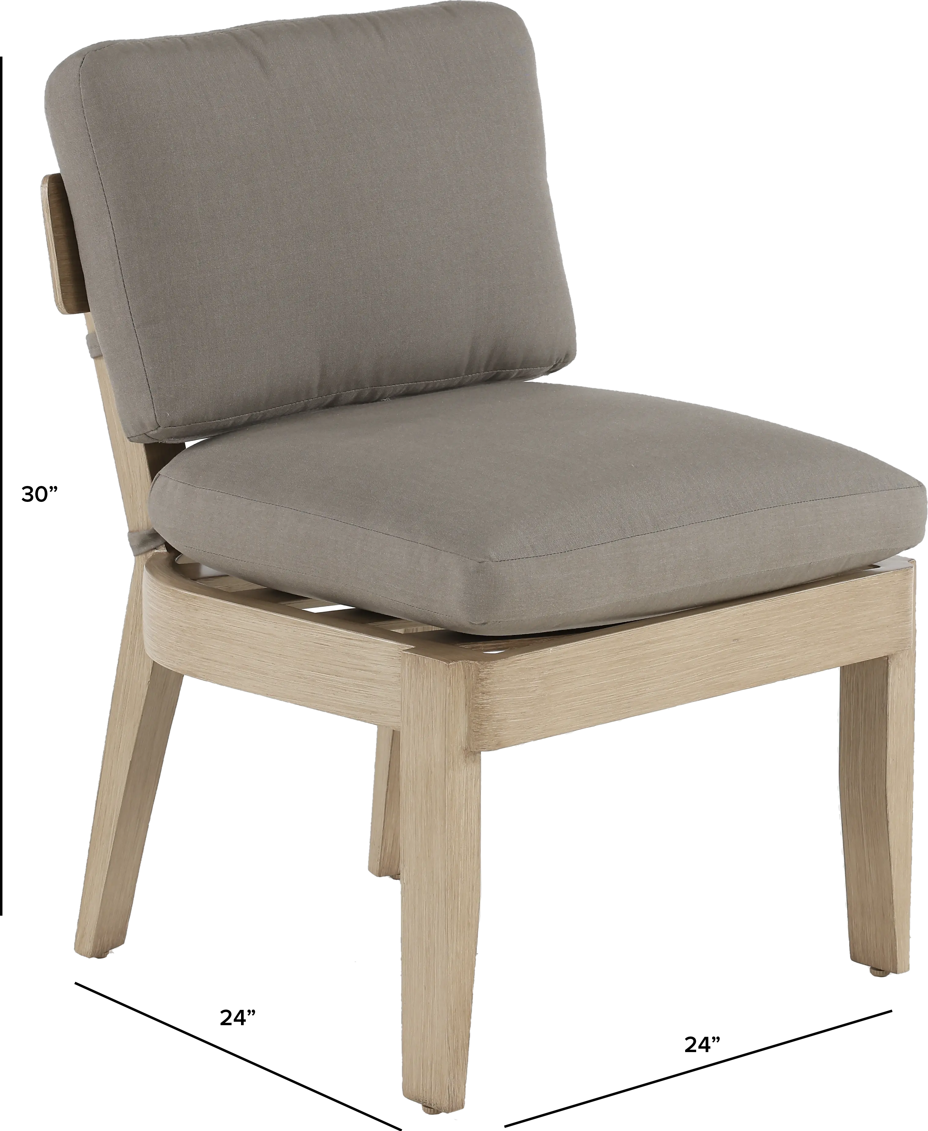 Sonata Armless Patio Dining Chair