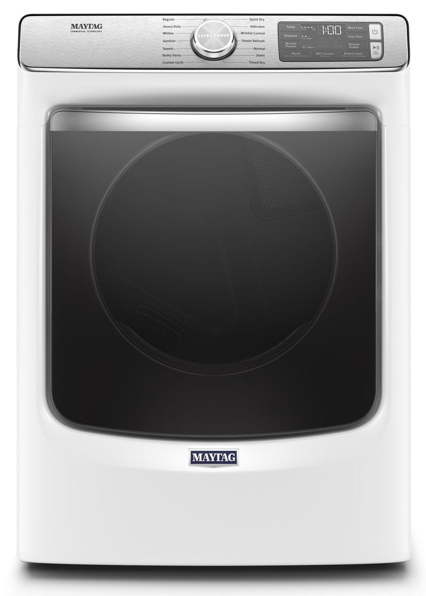 Maytag 7.3 Cu. Ft. White Gas Dryer