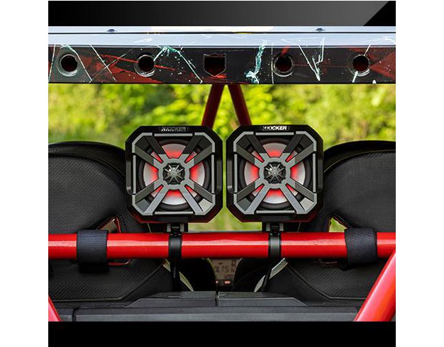 Bluetooth Powered Powersports Speaker Pods Pair Weatherproof