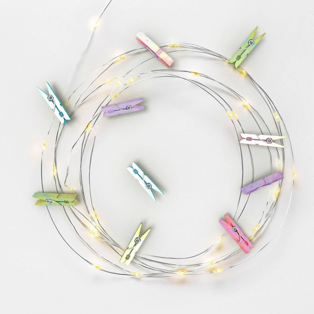 Merkury Firefly Mini Clip Led String Lights Multicolor Iridescent