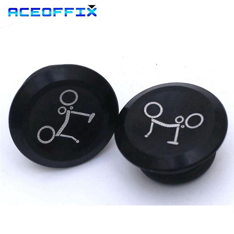 Born Pretty Aceoffix Bike Handlebar Plug 1 Pair For Brompton Accessories Aluminum Alloy 18.5 19.7 Inner Diameter