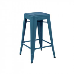 Tabouret TOLIX couleur - Tabouret haut de jardin acier laqué H65cm