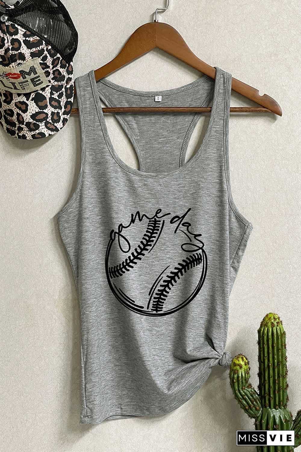 Game day, Baseball, Softball Graphic Tank Top Wholesale