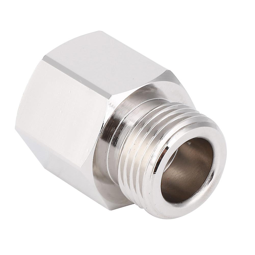 Tr214 To W21.8 Silver Aluminum Refill Pressure Relief Valve Adapter Converter Accesssory For Aquarium Cylinder