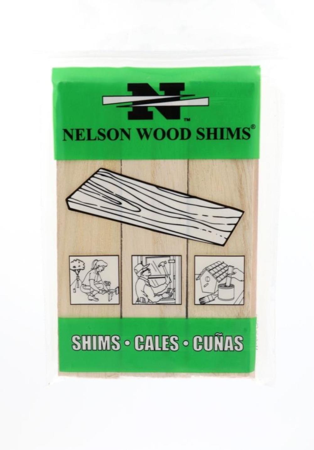 6 Pine Shims 9pk ;