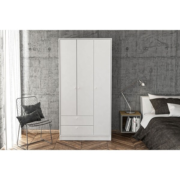 Polifurniture 3 Door / 2 Drawer Denmark Wardrobe - - 31994645