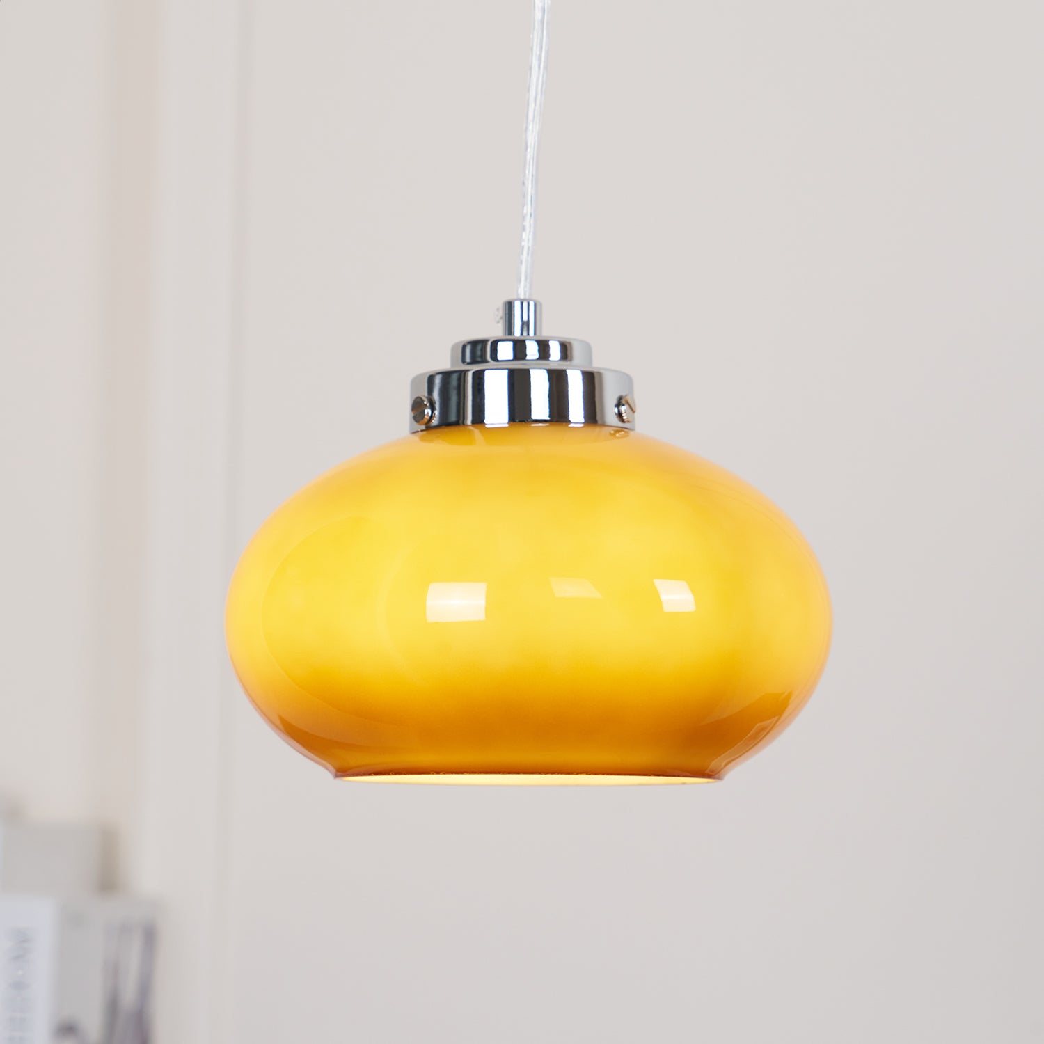 Oval Persimmon Pendant Light