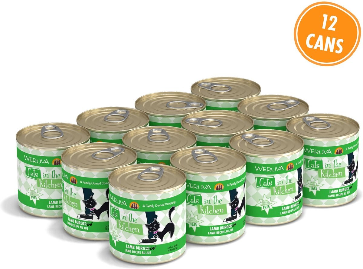 Weruva Cats in the Kitchen Lamb Burgini Lamb Au Jus Grain-Free Canned Cat Food