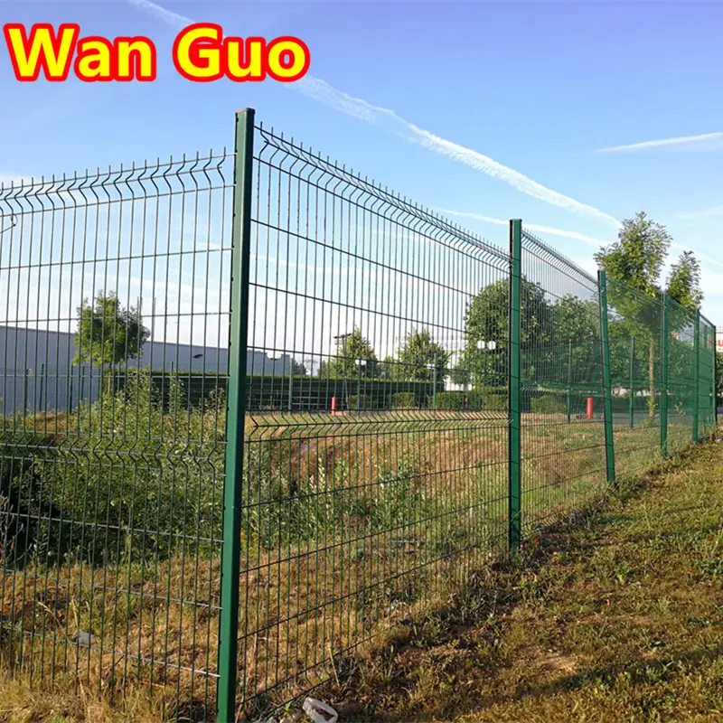 Factory Supply Outdoor Gardening  Metal Fencing Panels Welded Wire Mesh 3D Garden Fence