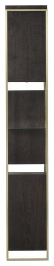 Gretchen  Bookcase Dark Oak Large   Contemporary   Bookcases   by AED Luxury Home Decor  Houzz