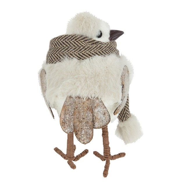 Winter Dressed Bird Tabletop Christmas Decoration