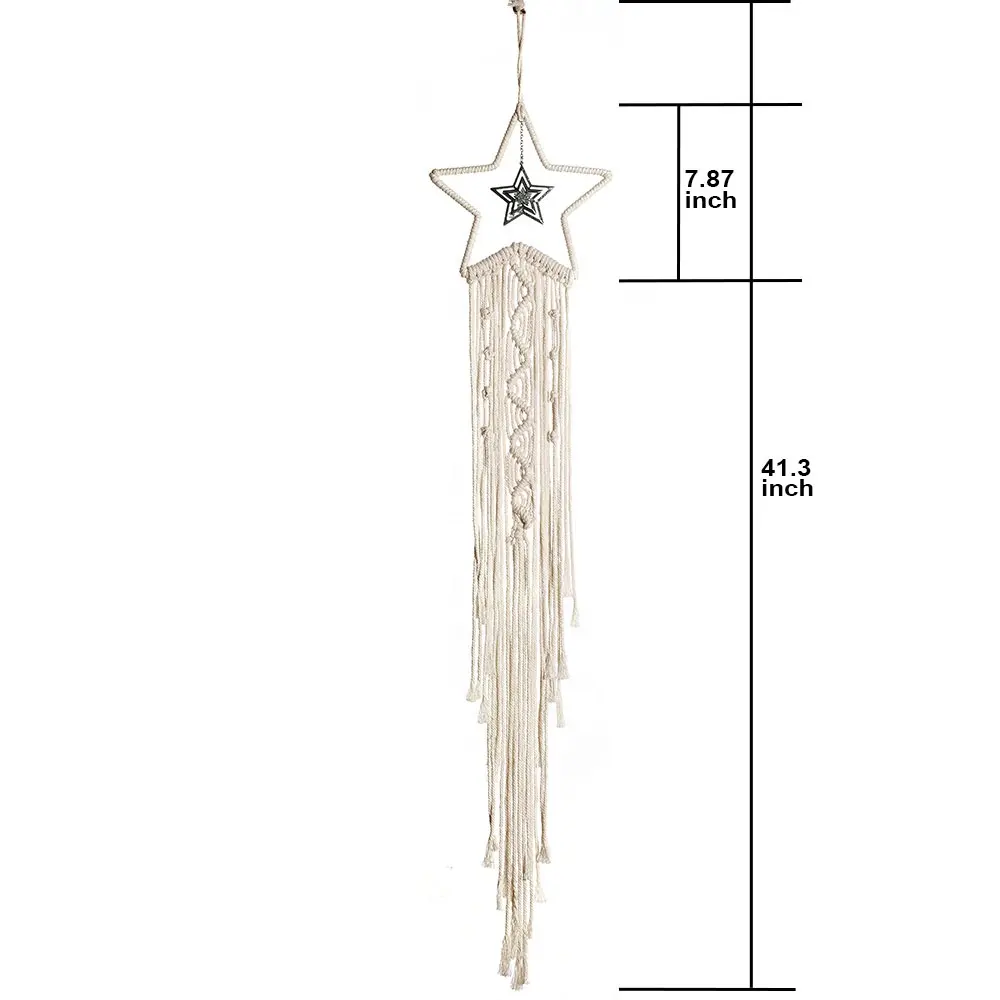 New Dream Catcher Nordic Starry Dream Catcher Child Girl Gift Wall Mount Home Furnishing Decoration