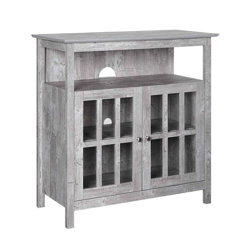 Convenience Concepts Big Sur Highboy TV Stand with Storage Cabinets